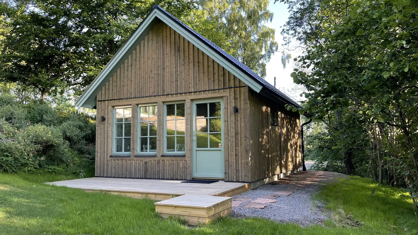 Nybyggd gäststuga i Båstad